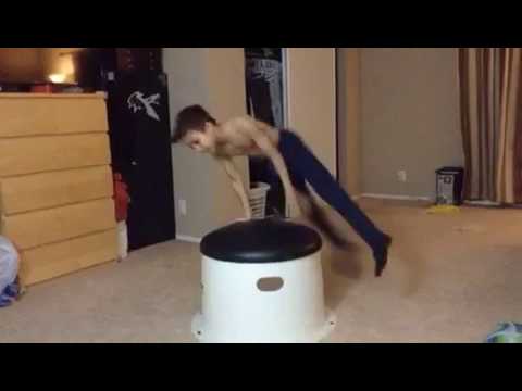 Dylan Carr Flares after 8 months training Wallers Gymnastic Age 10