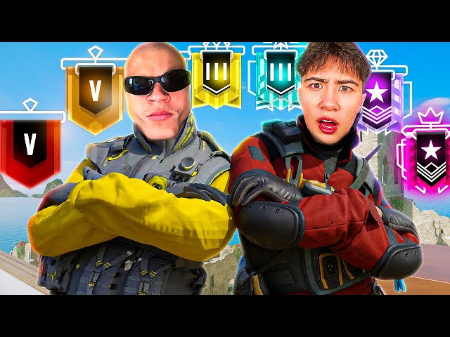 Jynxzi & Spoit 2v5 vs EVERY Rank in Rainbow Six Siege SDDEFAULT Thumbnail