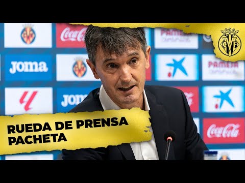 Rueda de prensa de Pacheta - 26 septiembre