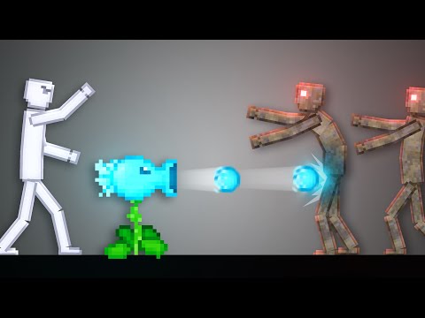 Plants Vs Zombies in People Playground..