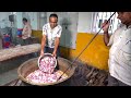 Traditionally Prepared Surti Katri Tapelu 80 KG Of Mutton Indian Street Food