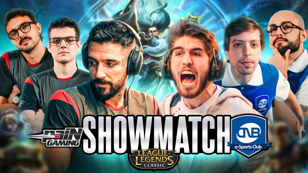 CBLOL NOSTALGIA: PAIN x CNB - SHOWMATCH LOL CLASSIC