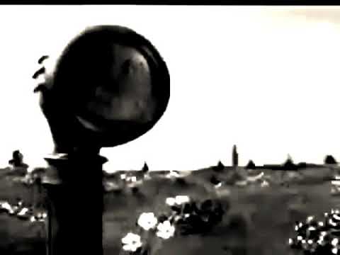 the teletubbies intro - reversed and in extreme black and white!