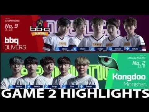 #1 BBQ vs KDM Highlights Game 2 Spring Promotions | bbq OLIVERS vs Kongdoo Monster