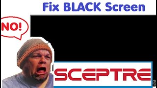 Fix SCEPTRE Led TV Black Screen of Death Problem (Not Powering On Komodo Class Slim 32 50 43 Android