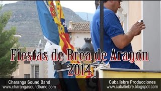 preview picture of video 'FIestas Brea de Aragón 2014 - Chupinazo con Charanga Sound Band'