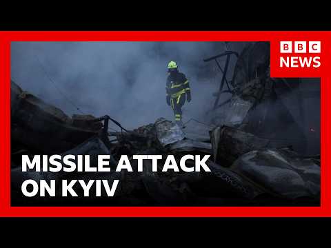 Missiles hit Kyiv after Russia agrees to US call to resume Ukraine peace talks | BBC News