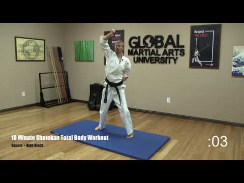 10 Minute Total Body Shotokan Workout