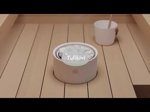 Elektrinė pirties krosnelė TULIKIVI Pyry, be valdymo pulto video