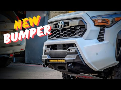 Installing A New ADD Bumper On A 4th Gen Tacoma! IT"S SO GOOD!