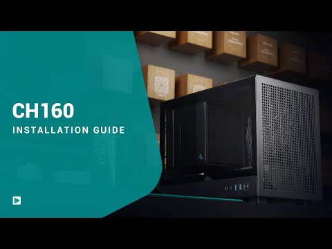 DEEPCOOL CH160 Mesh w/o PSU Black