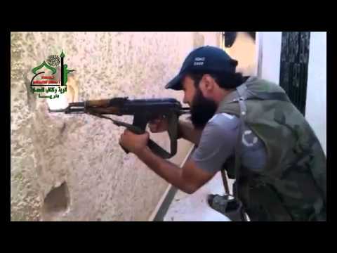 التصدي لقوات النظام من قبل لواء سعد بن أبي وقاص في المنطقة الجنوبية الشرقية من مدينة داريا في ريف دمشق