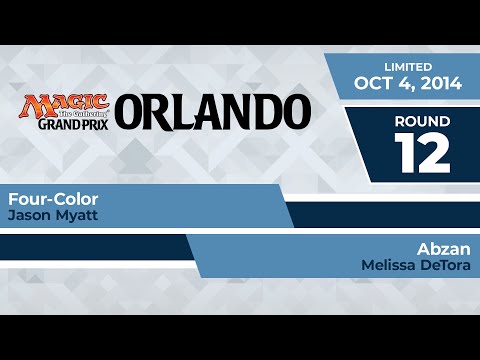 GPOrlando: Round 12 - Jason Myatt vs Melissa DeTora | Limited