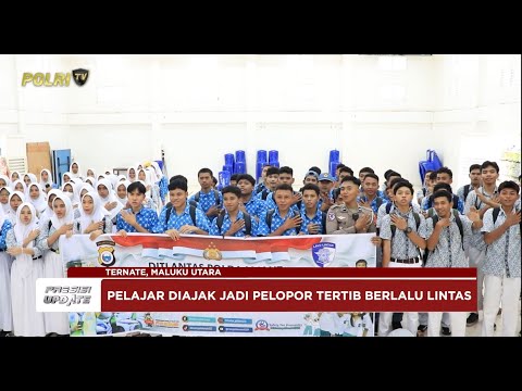 PRESISI UPDATE : DITLANTAS POLDA MALUKU UTARA GELAR POLICE GOES TO SCHOOL 26/04/2025 (17.00)