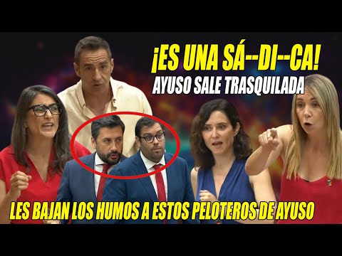 SAD1C4! 💥Ayuso GETS SHEARED after another PI--JA MACARRA SILLY NIGHT💥Delgado-Bergerot-Espinar