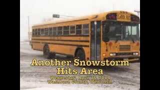 preview picture of video 'April 16, 2014 snowstorm, Washburn County, Wisconsin'