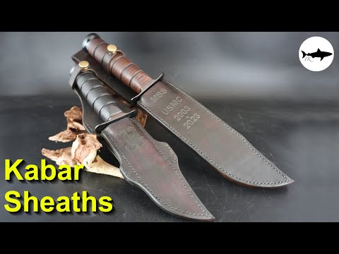 Making knife sheaths for the kabars and testing the xTool D1 laser engraver