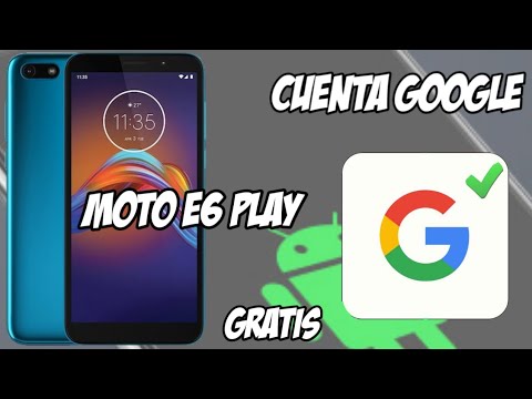 Como Quitar Cuenta Google/ Moto E6 play / Nuevo Metodo 2024 mas Fácil