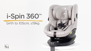 JOIE Autosedačka i-Spin 360 E  Grey Flannel Autosedačka i-Spin 360 (starší model)