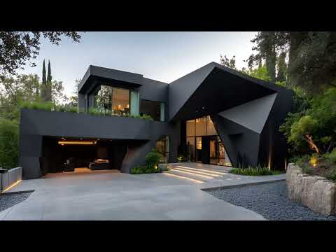 Dark & Dreamy: 25 Stunning Modern Minimalist Black House Exterior Ideas for a Bold Look