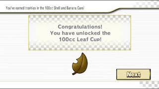 Mario Kart Wii - Unlocking 100cc Leaf Cup