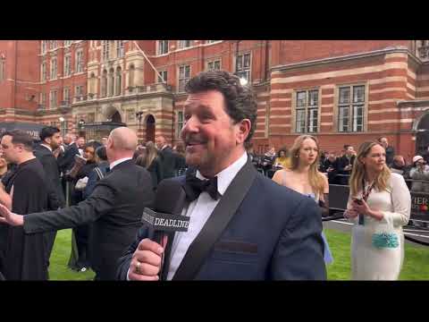 Michael Ball on the Green Carpet at the 2024 Olivier Awards
