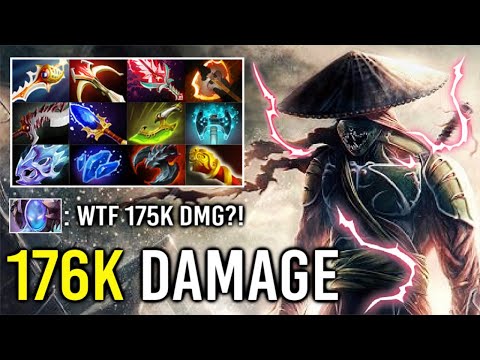 WTF 176k DMG 14 Slot 100% Crit Super Juggernaut vs Most Cancer Hero Crazy Epic Game by Waga Dota 2