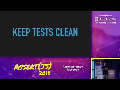 Aaron Abramov – Establishing testing patterns with software design principles