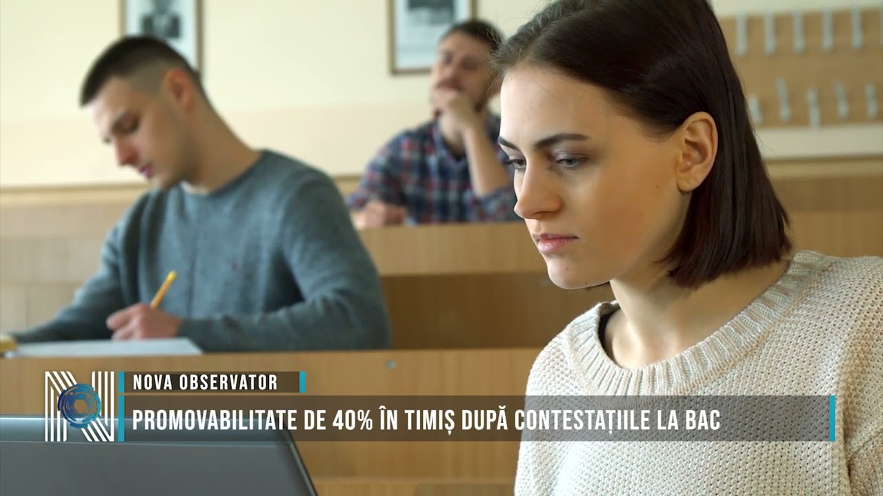 Promovabilitate de 40% în Timiș după contestațiile la Bac