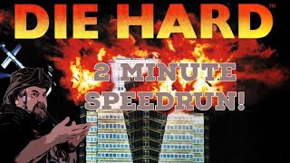 Die Hard (NES) Any % speedrun in 2 minutes!