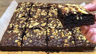 FUDGY & SOFT CHEWY BROWNIES | Best & Yummy Brownie Recipe