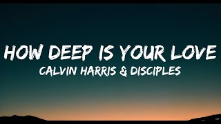 Calvin Harris &amp; Disciples - How Deep Is Your Love [Lyrics]