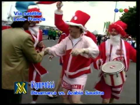 Figuretti, Dinamarca Vs Arabia Saudita, Estudiante - Videomatch 98