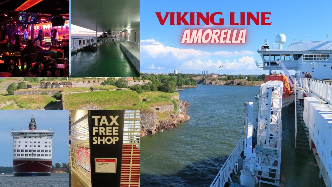 Viking Amorella inuti - rundtur på färjan/Amorellan sisätilat - kierros laivalla/Amorella inside