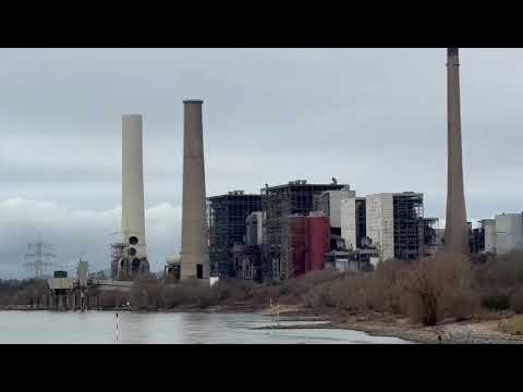 STEAG Kraftwerk Voerde Schornsteinsprengung Dezember 2025