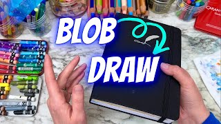 🎨 BLOB and DRAW How To Use Imagination In A Sketchbook