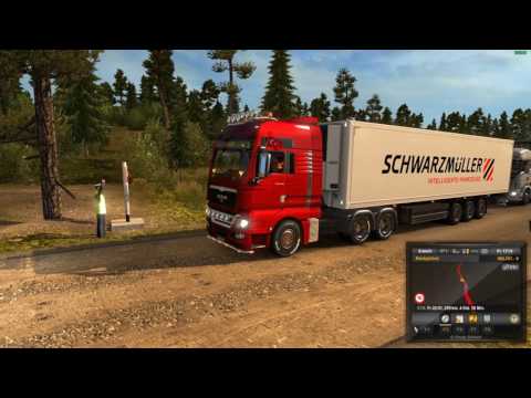 Euro Truck Simulator 2 ProMods 2.16 Finland Russian Border to Murmansk