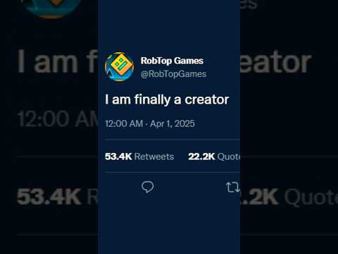 RobTop Got Creator Points! (Geometry Dash)