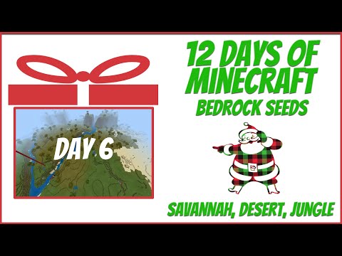 Tanisha Eileen - Minecraft Bedrock Dry Biomes Seed DEC 2020 – 12 Days of Minecraft Day 6