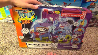 Matchbox Haunted House Giant Pop Up Adventure Set with Spooky Sounds!