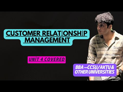 Customer Relationship Management BBA 3rd Semester Part 1