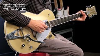 Video thumbnail for Gretsch Guitars Limited Edition G6134T Penguin with Bigsby Electric Guitar by Musician's Friend