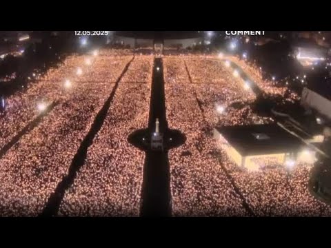 Video Thumbnail: Shrine of Fatima in Portugal packed for first pilgrimage after Pope Francis' death