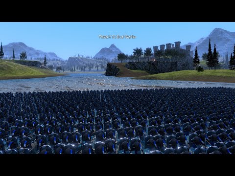 330 Golden Knights Defend the Castle vs 23,000 Spearmen Ultimate Epic Battle Simulator