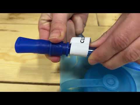 Quick hydration bladder tips