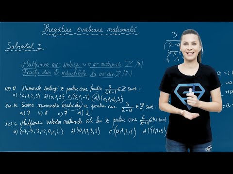 Mulțimea numerelor naturale și întregi - Pregătire Evaluarea Națională - Clasa a VIII-a