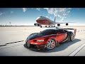 Car Versus Plane Bugatti Chiron VS Boeing 747 Jumbo Jet