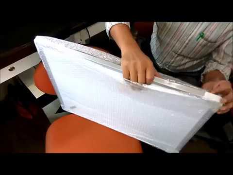 Whiteboard magenetic double sided drywipe unboxing