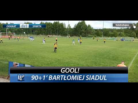 20 kolejka Granat Borki - Sparta Strawczynek (bramki)