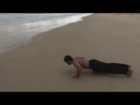 Push Ups on Colva Beach